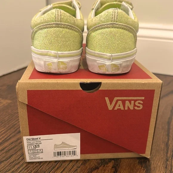 Lime green Old Skool Vans - Picture 3 of 4